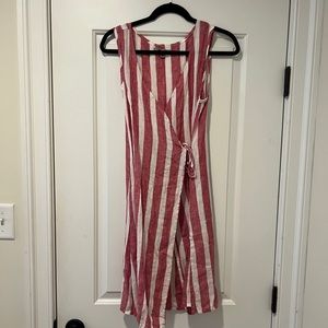 Flax wrap dress